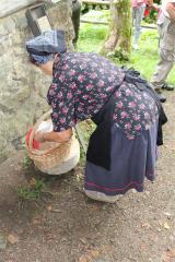 Mletje žita v Žagerskem mlinu